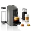 Nespresso Vertuo Plus Deluxe Coffee and Espresso Maker by Breville, Piano Black with Aeroccino Milk Frother(Titan)