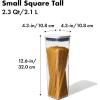 OXO Good Grips POP Container – Airtight Food Storage – Big Square Tall 6.0 Qt Ideal for bulk snacks and cereal(2.3 Qt – Square – Spaghetti)