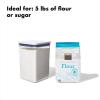 OXO Good Grips POP Container – Airtight Food Storage – Big Square Tall 6.0 Qt Ideal for bulk snacks and cereal(4.4 Qt – Square – Flour)