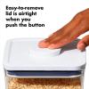 OXO Good Grips POP Container – Airtight Food Storage – Big Square Tall 6.0 Qt Ideal for bulk snacks and cereal(4.4 Qt – Square – Flour)