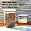 OXO Good Grips POP Container – Airtight Food Storage – Big Square Tall 6.0 Qt Ideal for bulk snacks and cereal(6.0 Qt – Square – Bulk Food (Pack of 4))
