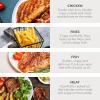 SUR LA TABLE KITCHEN ESSENTIALS 5-in-1 Compact 8-Quart Basket Air Fryer with Window for Easy Viewing, Digital Touchscreen Display with 10-Presets, Air Fry, Bake, Broil and Reheat in Minutes, 1500w(8 Quart)