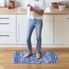 SUR LA TABLE KITCHEN ESSENTIALS Fresh Blueberries Fruit Anti Fatigue Comfort Mat, Kitchen Mat, Standing Desk Mat, Non-Slip Backing, Blue/White, 20″x39″(20″ x 39″)