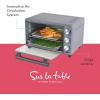 SUR LA TABLE KITCHEN ESSENTIALS Multifunctional Air Fryer Toaster Oven with Large Window for Easy Viewing, Designed with 7-Presets – Air Fry, Bake, Roast, Broil and Toast in Minutes, 1500w