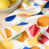 SUR LA Table Kitchen Essentials Lemon Zest Citrus Fruit Kitchen Towel 4-Pack Set, Absorbent 100% Cotton, Yellow/Blue/Ivory, 16″x28″(Yellow/Blue/Ivory)
