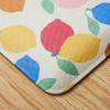 SUR LA Table Kitchen Essentials Zest Up Your Life Citrus Fruit Anti Fatigue Comfort Mat, Kitchen Mat, Standing Desk Mat, Non-Slip Backing, Yellow/Blue/Ivory, 20″x39″(Yellow/Blue/Ivory)
