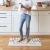 SUR LA Table Kitchen Essentials Zest Up Your Life Citrus Fruit Anti Fatigue Comfort Mat, Kitchen Mat, Standing Desk Mat, Non-Slip Backing, Yellow/Blue/Ivory, 20″x39″(Pink/Green/Cream)