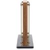 Schmidt Brothers – Acacia Midtown Magnetic Knife Block, Acacia Hardwood and Acrylic Shield, Universal Cutlery Storage For 8-10 Knives(Acacia Downtown)