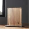 Schmidt Brothers – Acacia Midtown Magnetic Knife Block, Acacia Hardwood and Acrylic Shield, Universal Cutlery Storage For 8-10 Knives(Acacia Midtown)