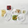 Sur La Table 10-Piece Food Storage Container Set – Leakproof Containers with Snap-Lock Lids & Silicone Gaskets, Dry-Erase Marker, Heat to 400°F for Meal Prep & Leftovers