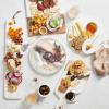 Sur La Table 11.5″ Glass Cloche with White Marble Base – Elegant Cake, Pie & Hors d’Oeuvres Server, Doubles as Party Serving Board