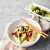 Sur La Table 12″ Nonstick Wok with Maple Handle – Steel Stir-Fry Pan with Flat Bottom for Even Heating, Healthy Cooking with Little to No Oil, Lightweight and Induction Compatible
