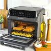 Sur La Table 16-Qt Air Fryer Oven – 7-in-1 Countertop Convection Cooker with Rotisserie, LED Display, 12 Presets, Nonstick Basket, Dishwasher, Heats to 450°F