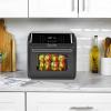 Sur La Table 16-Qt Air Fryer Oven – 7-in-1 Countertop Convection Cooker with Rotisserie, LED Display, 12 Presets, Nonstick Basket, Dishwasher, Heats to 450°F