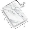 Sur La Table 5″x 8″ Marble Cheese Board and Slicer, Comes with 2 Replacement Wires, Gray