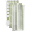 Sur La Table Assorted Twill Kitchen Towels, Set of 3, Cool Gray(Blueberry)
