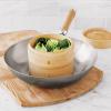 Sur La Table Bamboo Steamer, 10″, Yellow(Yellow)