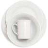 Sur La Table Bistro 24 Piece Porcelain Dinnerware Set includes Dinner Plates, Salad Plates, Cereal Bowls and Mugs, Service for 6, White – Microwave and Dishwasher
