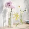 Sur La Table Bud Vase Taper Candle Holder, Clear
