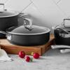 Sur La Table Classic Hard Anodized Ceramic Nonstick 10-Piece Cookware Set, Aluminum