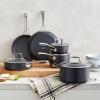 Sur La Table Classic Hard Anodized Ceramic Nonstick 10-Piece Cookware Set, Aluminum