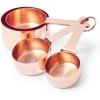 Sur La Table Copper Measuring Cup Set – 4-Piece Durable Baking Cups in 1/4, 1/3, 1/2 & 1 Cup Sizes, Stylish & Functional, Dishwasher for Easy Cleaning