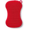 Sur La Table Dual-Action Silicone Sponge, Red