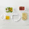Sur La Table Glass Storage Containers, 8-Piece Set, Clear