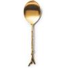 Sur La Table Gold Twig Serving Spoon