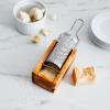 Sur La Table Italian Olivewood Cheese Grater – 9.4″ Kitchen-to-Table Tool with Sharp Metal Grate for Parmesan, Romano & Asiago, Handcrafted Box Minimizes Mess, Made in Italy