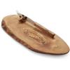 Sur La Table Italian Olivewood Slice Cheese Board With Knife, Brown