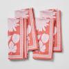 Sur La Table Jacquard Floral Napkins, Set of 4, Indigo(Indigo)