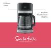 Sur La Table KITCHEN ESSENTIALS 12-Cup Programmable Coffee Maker with Brew Strength Control and 24hr-Programmable Timer, 1000w
