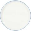 Sur La Table Kitchen Essentials 16 Piece Two-Tone Porcelain Chip and Scratch Resistant Dinnerware Plates and Bowls Set – Green/White(Blue/White)