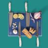 Sur La Table Kitchen Essentials 2 Piece (17″ x 12″ & 13″ x 9″) Cutting Board Set – Blue(Blue)