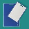 Sur La Table Kitchen Essentials 2 Piece (17″ x 12″ & 13″ x 9″) Cutting Board Set – Blue(Blue)