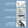 Sur La Table Kitchen Essentials 2 Qt Heavy Gauge Brushed Stainless Steel Whistling Tea Kettle – Durable Stovetop Kettle(Brushed Stainless)
