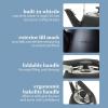 Sur La Table Kitchen Essentials 2 Qt Heavy Gauge Brushed Stainless Steel Whistling Tea Kettle – Durable Stovetop Kettle(Matte Black)