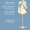 Sur La Table Kitchen Essentials Vino Breeze Crystal Clear 14 OZ 4 Pack All Purpose White Wine Glass With Modern Curve Silhouette(Glass)