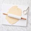 Sur La Table Marble Rolling Pin with Wooden Handles, White