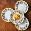 Sur La Table Nova Deruta Appetizer Plates, Set of 4, White