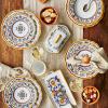 Sur La Table Nova Deruta Hand-Painted Ceramic Mug – 16 oz Colorful Italian Coffee & Tea Cup, Renaissance-Inspired Design, Made in Italy