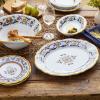 Sur La Table Nova Deruta Handcrafted Dinner Plate – 10.75″ Italian-Made Earthenware, Hand-Painted Renaissance-Inspired Design, Vibrant Everyday & Special Occasion Tableware