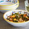 Sur La Table Nova Deruta Pasta Bowl – Hand-Painted Italian Ceramic Serving Dish, Colorful Renaissance-Inspired Dinnerware, Made in Italy