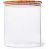 Sur La Table Olivewood Storage Canister, Clear(Clear)