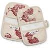 Sur La Table Rooster Mini Mitts, Set of 2, Red