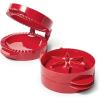 Sur La Table Round Hand Pie Molds – Set of 2, 5″ Diameter Mini Pie Press with Hinged Self-Crimping Design & Decorative Top Patterns – Plastic for Sweet & Savory Pastries