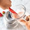 Sur La Table Silicone Blender Spatula, Dark Red(Navy)