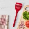Sur La Table Slotted Silicone Turner, Dark Red(Gray)