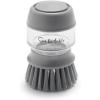 Sur La Table Soap Dispensing Palm Dish Brush, Gray